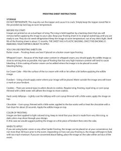 Customizable Icing Sheet Blank Slate 1/4 Sheet