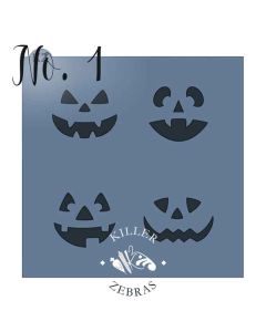 Jack O'Lantern Faces by Killer Zebras