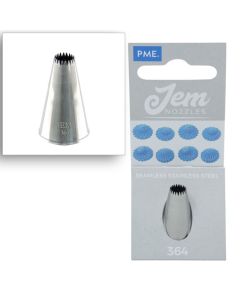 Jem Fine Tooth Open Star Tip 364