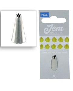 JEM Number 18 Open Star Tip