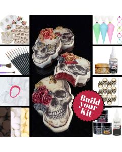 Red Velvet Skull Treats Kit