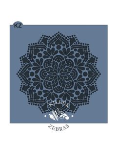 Lace Medallion Large Stencil by Killer Zebras