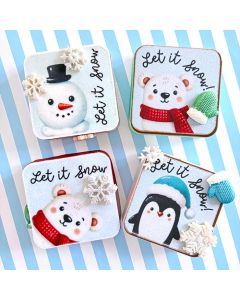 Icing Sheets Let it Snow Squares