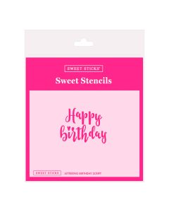 Lettering Birthday Script by Sweet Sticks