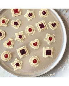 Thumbprint Linzer Embossing Cookie Cutters