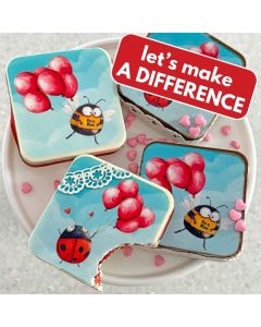 Icing Sheets Love Bugs Squares