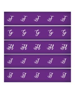 Macaron Monogram F-J Mesh Stencil Set