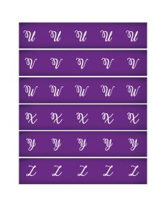 Macaron Monogram U-Z Mesh Stencil Set