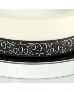 Marina Calligraphy Ribbon Offset Mesh Stencil