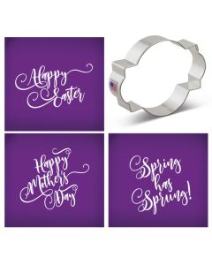 Spring Message Plaque Mesh Stencil Set 