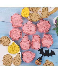 Halloweenie Cookie Cutter and Embosser Set