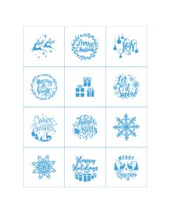 Stay Put Stencil Mini Holidays Set 