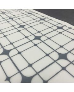 Mod Diamond Grid Mesh Stencil