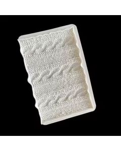 Impression Mat Rib & Cable Knit 