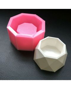 Faceted Flower Pot Mold