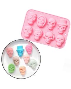 Mixed Skull Faces Mold