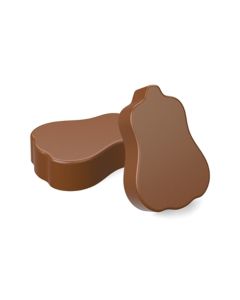 Chocolate Covered Nutter Butter Mold Vertical Pumpkin (ECK-6)