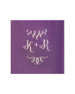 Rustic Monogram Mesh Stencil