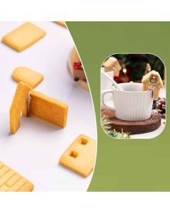 Tiny Gingerbread House Mug Hugger Cutter Set