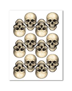 Icing Sheets Skulls Cookie/Nutter Butter