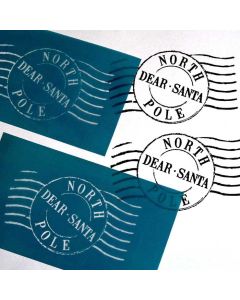 North Pole Postmark Mesh Stencil Set