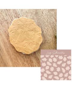 Leaf Silhouettes Embossed Parchment Sheets