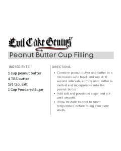 Deep Peanut Butter Cup 3 Part Chocolate Mold