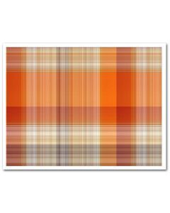 Edible Fabric Sheet Autumn Plaid