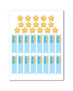 Icing Sheet All Star Dad Mini Stars & Banners
