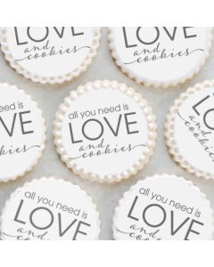 Icing Sheets All You Need is Love Cookie