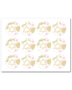 Icing Sheets Bat Mitzvah Polka Dots Cookie