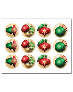 Icing Sheets Christmas Ornament Cookie/Cupcake