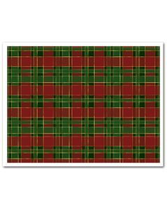 Icing Sheet Christmas Plaid