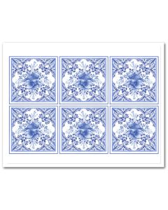 Icing Sheet Delft Bluebird Tile