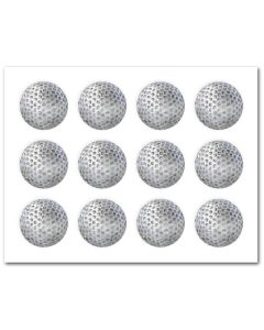 Icing Sheets Golf Ball Cookie