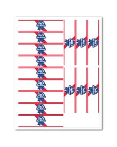 Icing Sheet MINI Dad's Blue Ribbon Labels
