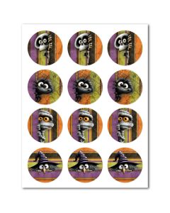 Icing Sheets Peeping Creepies Cookie/Cupcake