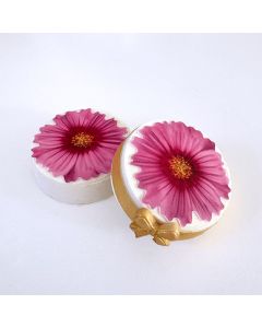 Icing Sheets Pink Cosmos