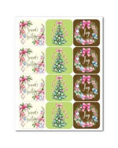 Icing Sheets Preppy Holiday Squares