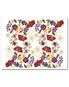 Icing Sheet Pressed Wildflowers Full