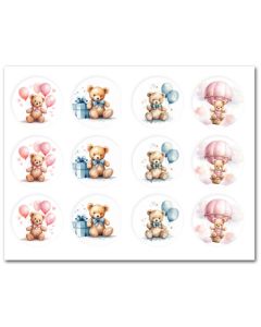 Icing Sheets Teddy Bear Cookie