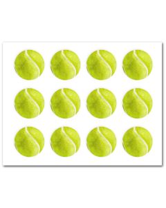 Icing Sheets Tennis Ball Cookie