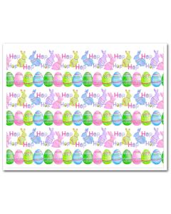 Icing Sheet Watercolor Bunny Hop 