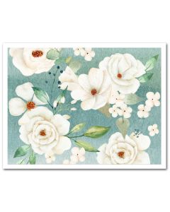 Icing Sheet Watercolor Magnolia