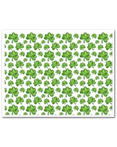 Icing Sheet Watercolor Shamrocks