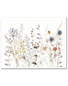 Icing Sheet Watercolor Wildflowers