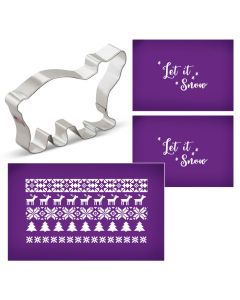 Polar Bear Mesh Stencil Set