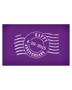 Postmark Happy Anniversary Custom Mesh Stencil