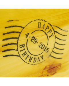 Postmark Happy Birthday Custom Mesh Stencil