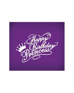 Princess Birthday Cake Topper Mesh Stencil